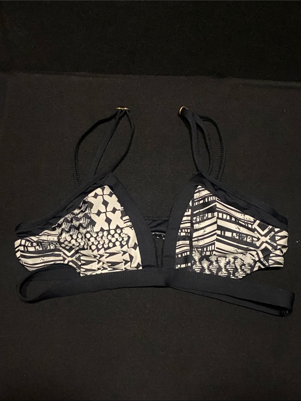 L Space Platinum Bikini Top Size Small